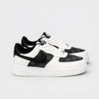 Nike Air Force 1 Low Custom Black Damier Check Unisex Deri Sneaker 1 4