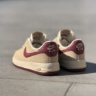 Nike Air Force 1 Low Beige Suede / Bordeaux Unisex Sneaker 5 4 kopya