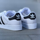 Adidas Originals Superstar Beyaz / Siyah Sneaker – Altın Logolu Klasik OG Deri Spor Ayakkabı 5 41