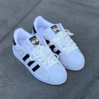 Adidas Originals Superstar Beyaz / Siyah Sneaker – Altın Logolu Klasik OG Deri Spor Ayakkabı 2 42