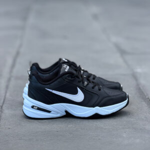 Nike Air Monarch IV Black / White Unisex Deri Sneaker
