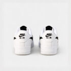 Nike Air Force 1 Low Custom Black Damier Check Unisex Deri Sneaker 4 7