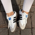 Adidas Samba OG Dark Brown / Off White Unisex Deri Sneaker 6 adidas samba beyaz 2