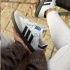 Adidas Samba OG Dark Brown / Off White Unisex Deri Sneaker 5 adidas samba beyaz 4