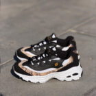 Skechers D'Lites Black / Snake Print / Gold Kadın Deri Sneaker 3 29 1