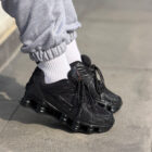 Nike Shox TL Tamamı Siyah Sneaker – Triple Black Yaylı Taban Y2K Spor Ayakkabı 1 36