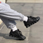 Nike Shox TL Tamamı Siyah Sneaker – Triple Black Yaylı Taban Y2K Spor Ayakkabı 5 37