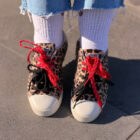 Converse Chuck Taylor Leopard Print / Red Laces Kadın Sneaker 2 4 1