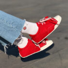 Converse Chuck Taylor All Star Red / Pink Laces Kadın Sneaker 3 6 1