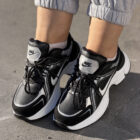 Nike Tech Hera Siyah / Beyaz Sneaker – Yüksek Kalın Taban Y2K Kadın Spor Ayakkabı 2 NIKE SIYAH BEYAZ 2